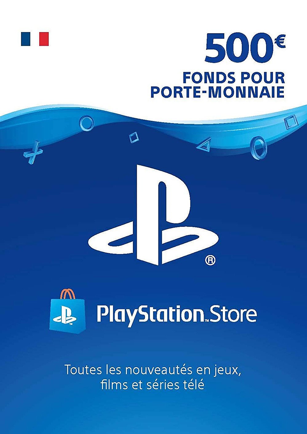 Image de Carte PlayStation 500 € - Envoie par e-mail